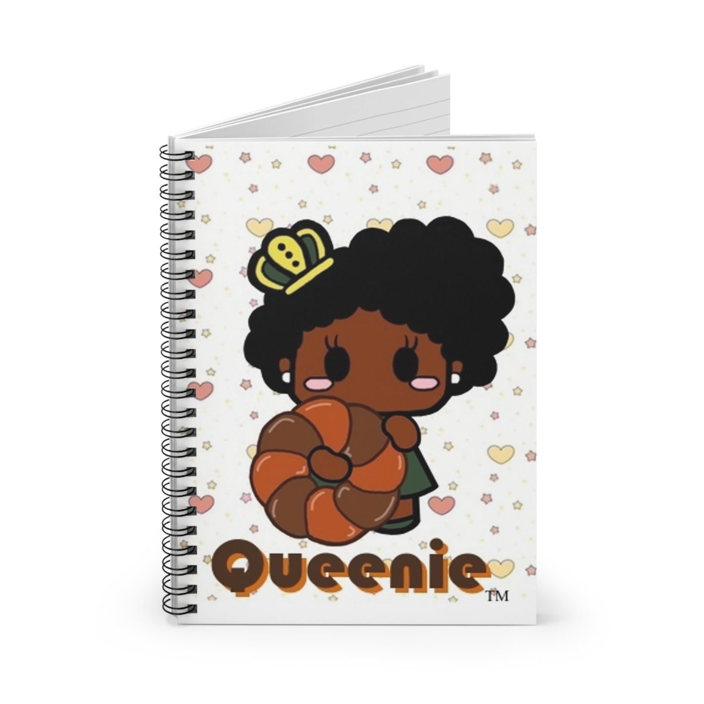 Copy of Queenie Pumpkin Spiral donut Notebook