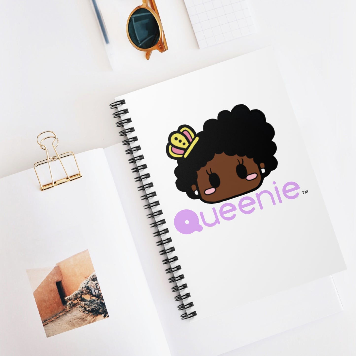 Queenie Logo Notebook