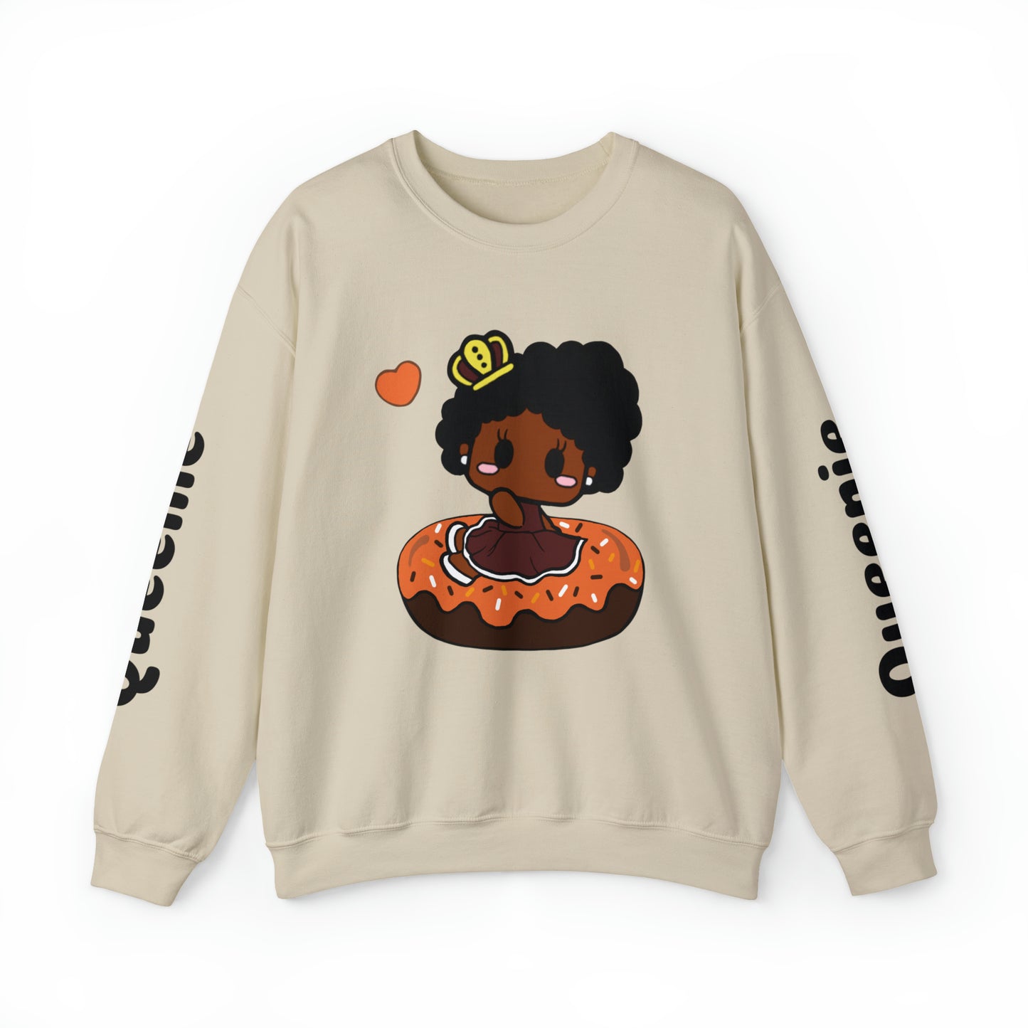 Pumpkin spice Queenie donut sweatshirt