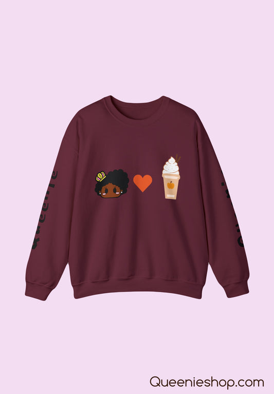 Queenie loves Pumpkin Spice Latte sweatshirt