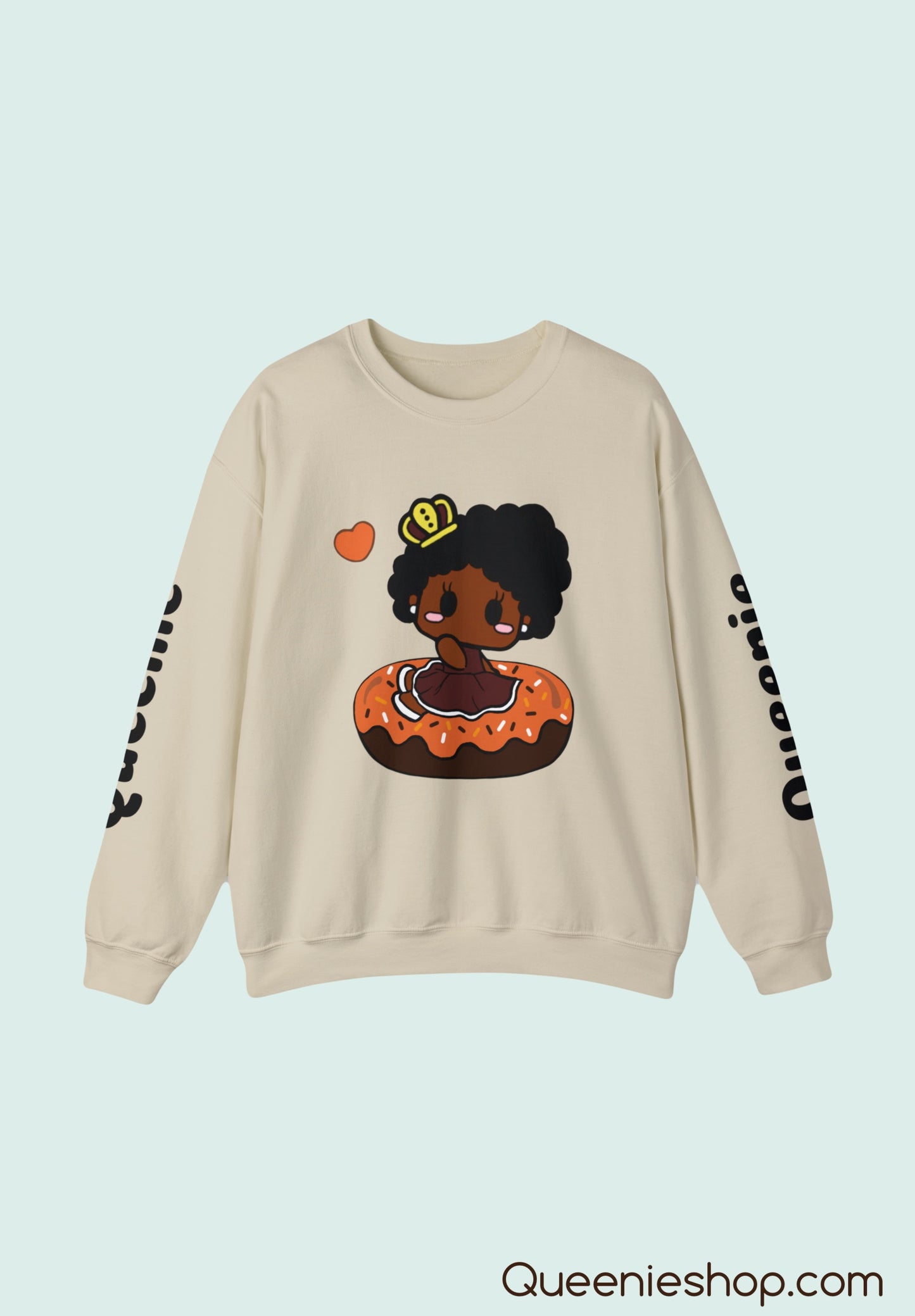 Pumpkin spice Queenie donut sweatshirt