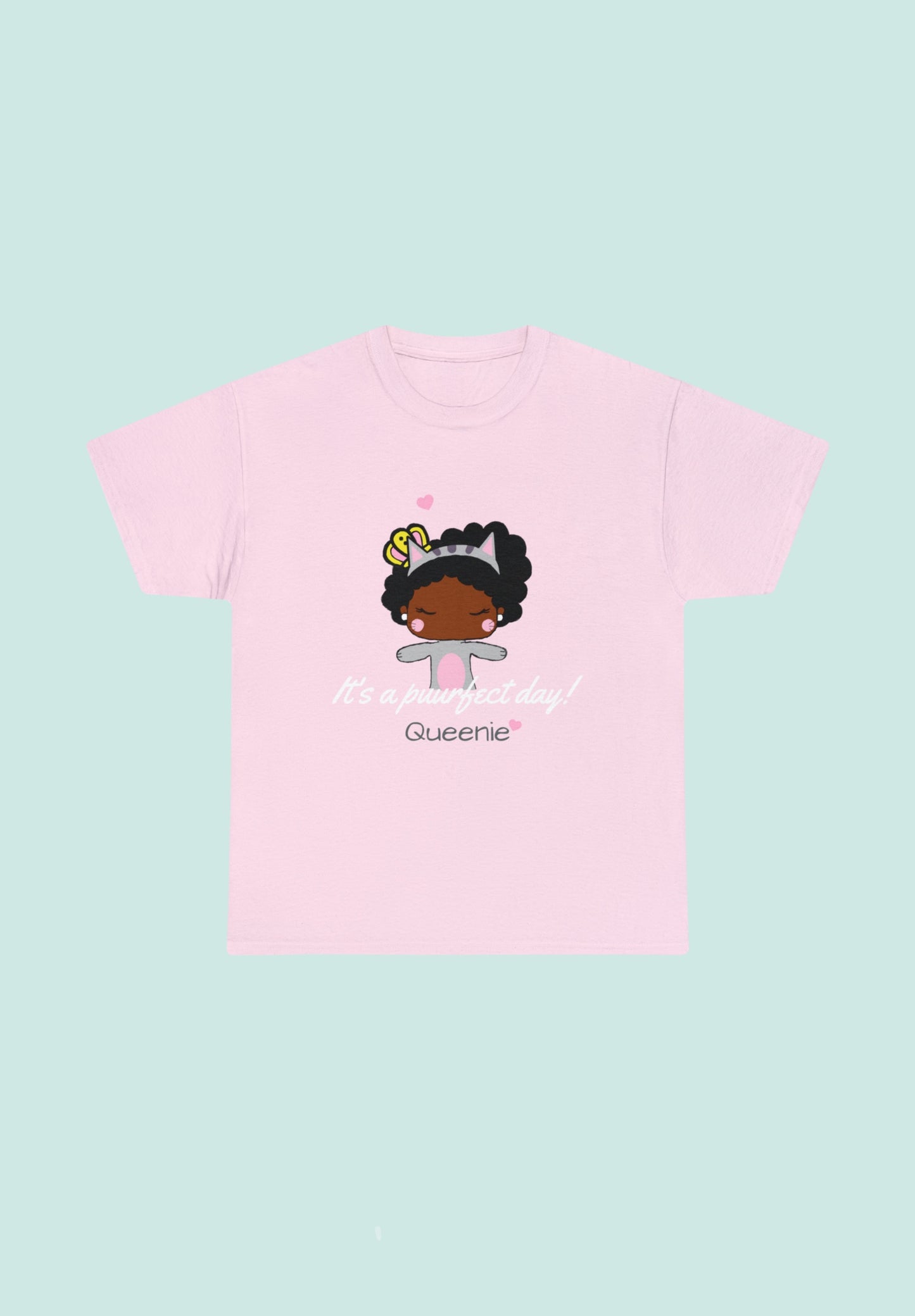 Purrrfect Day Cat Queenie Unisex Tee