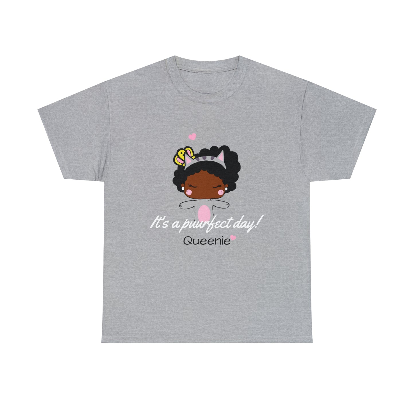 Purrrfect Day Cat Queenie Unisex Tee